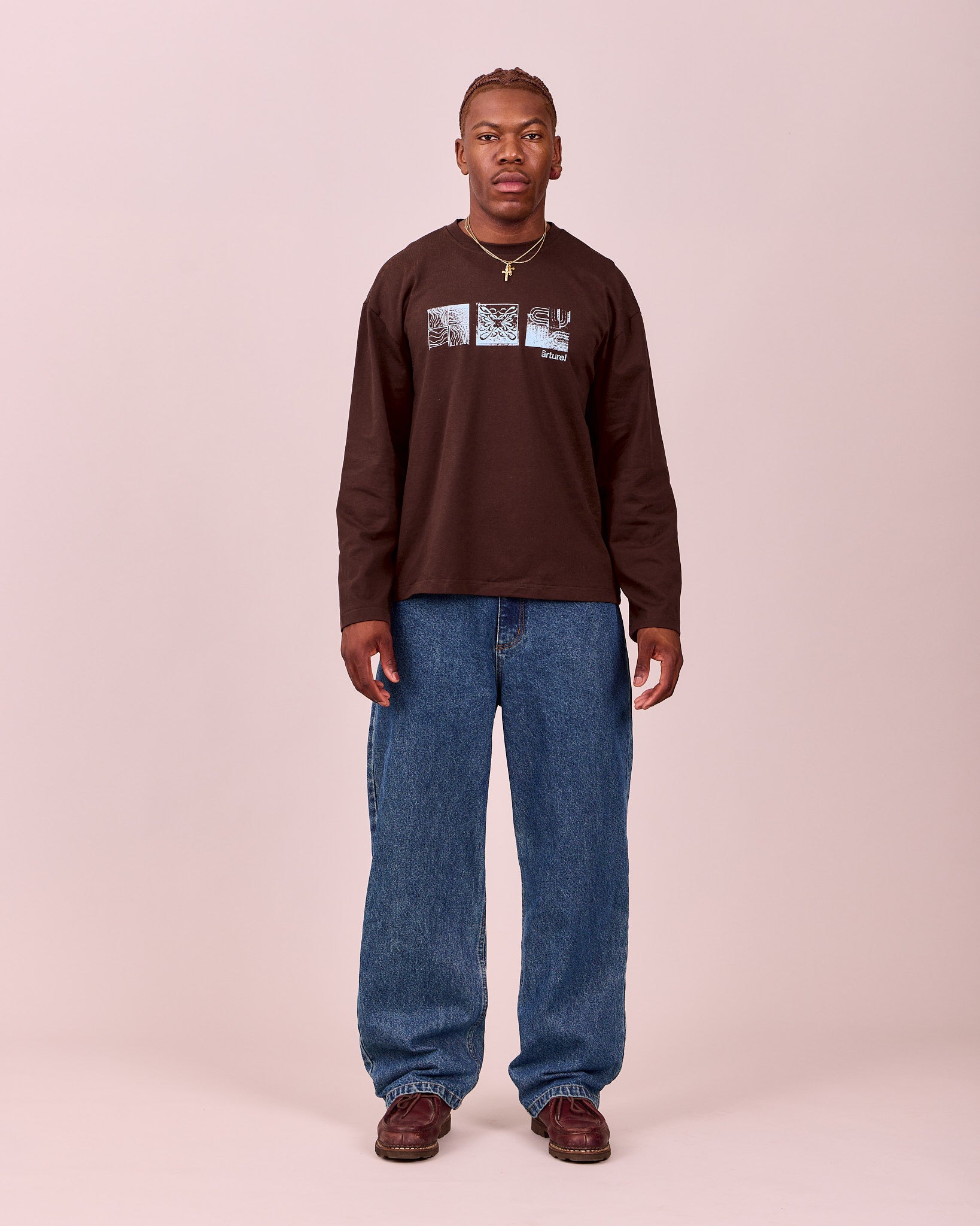LS Classic Art Tee - Coffee Bean