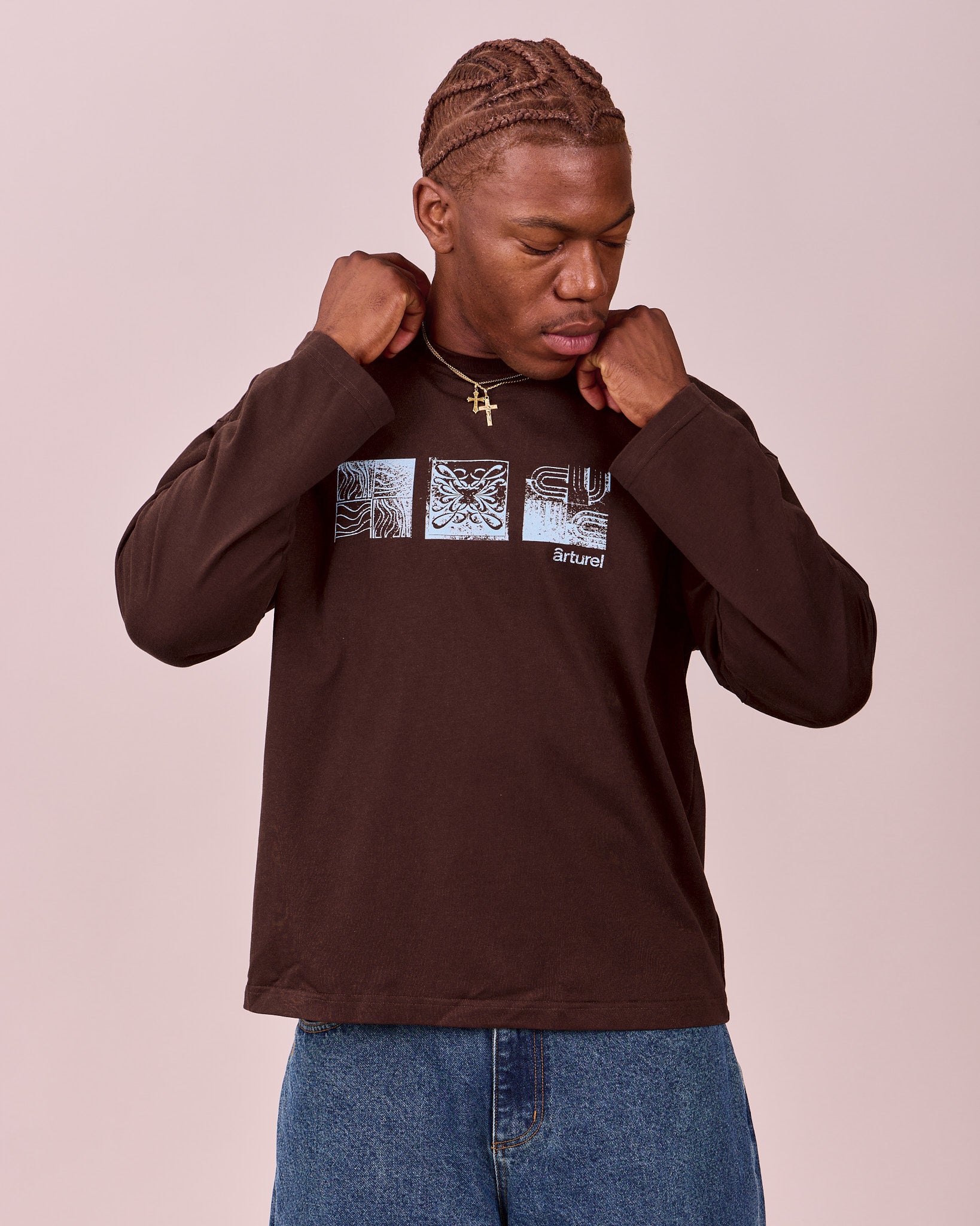 LS Classic Art Tee - Coffee Bean