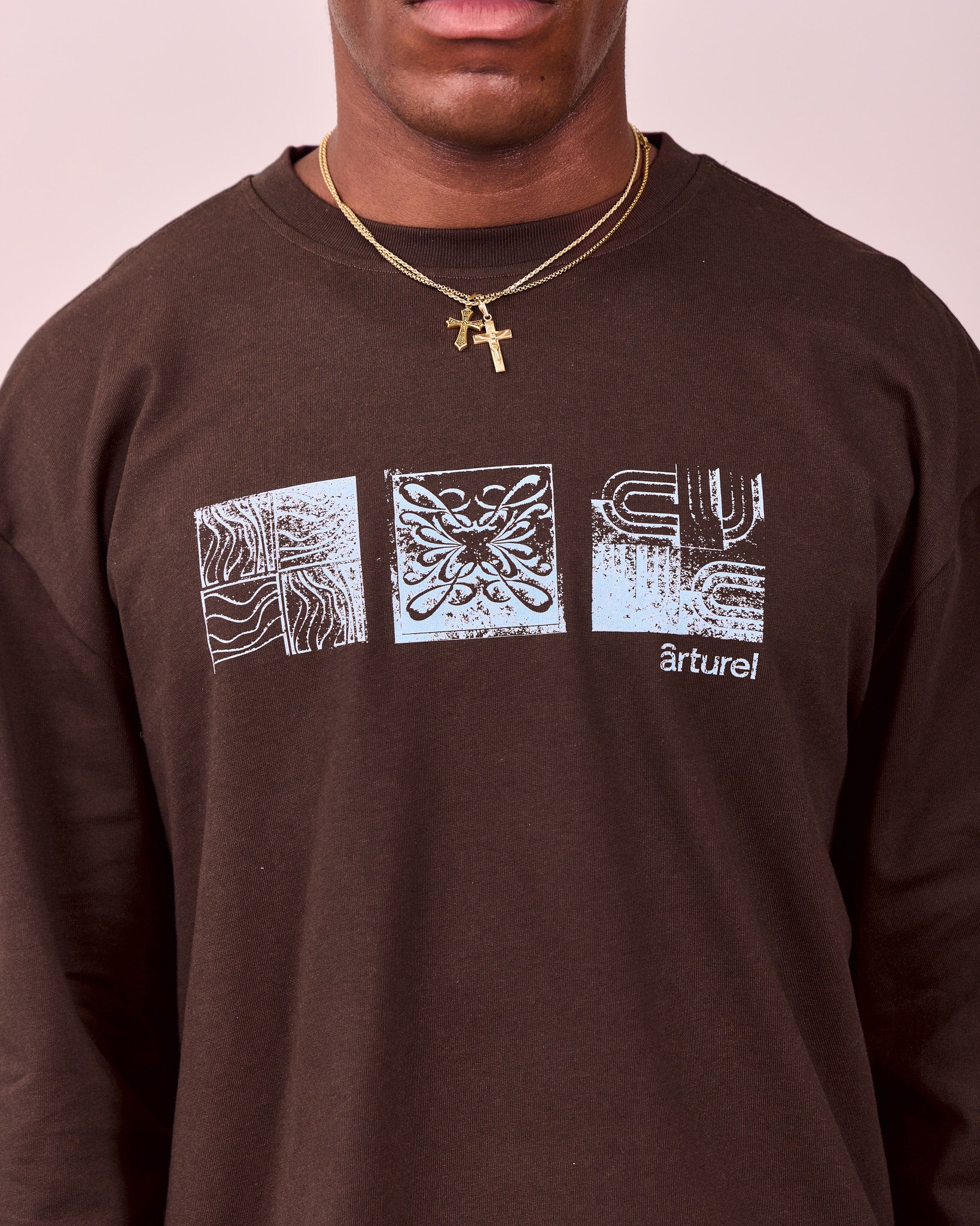 LS Classic Art Tee - Coffee Bean