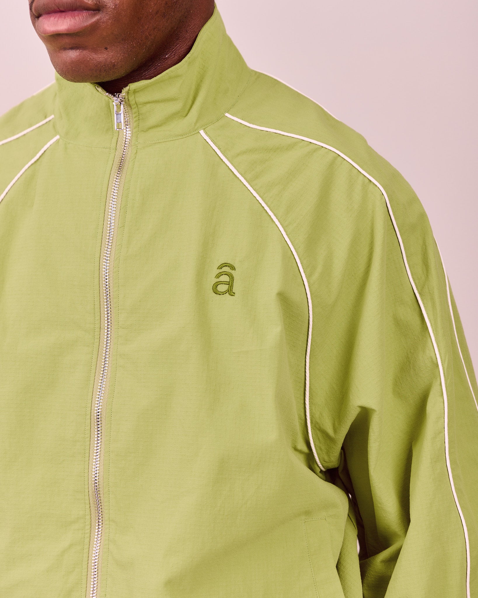 Silent Club Track Jacket - Meadow Green