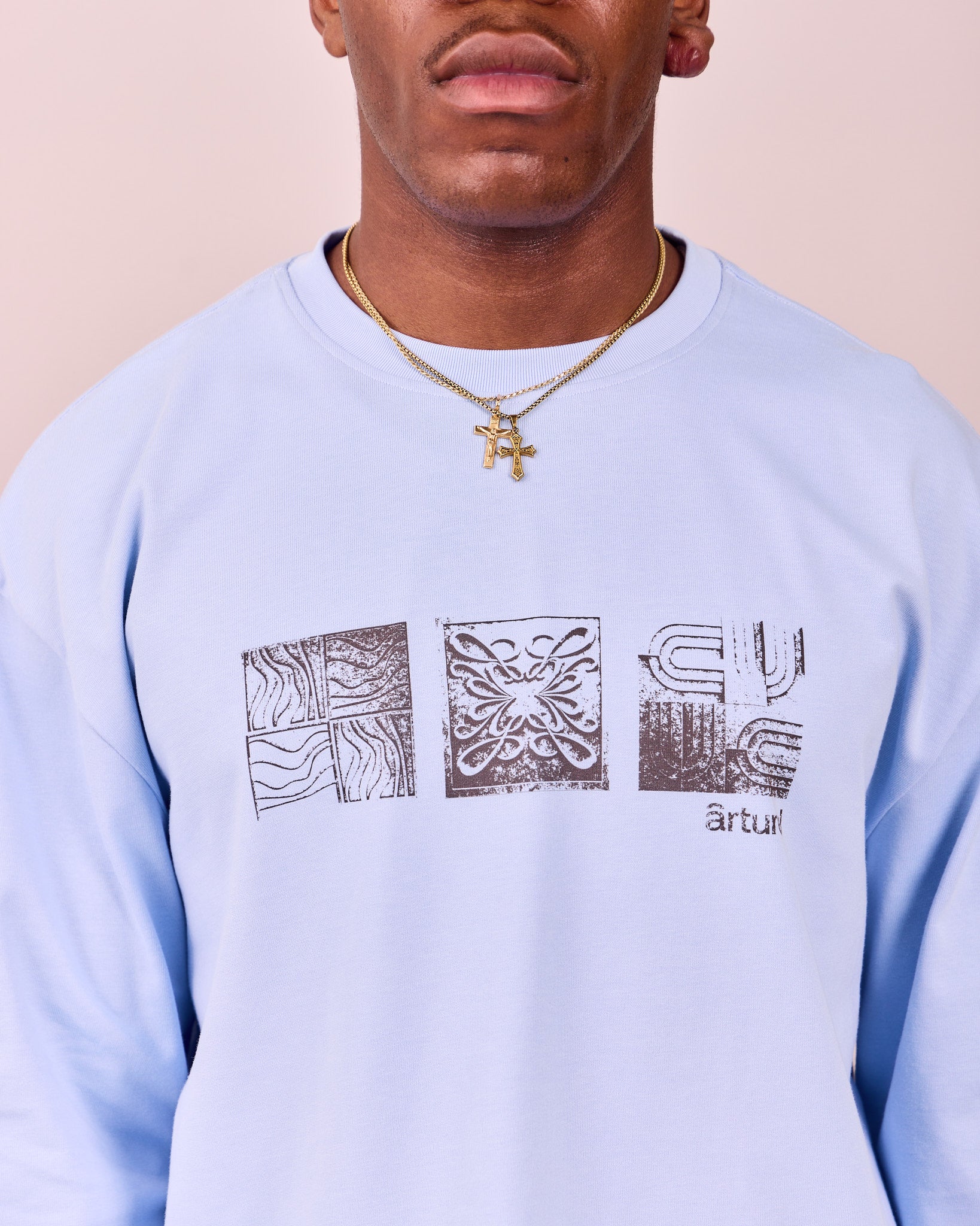 LS Classic Art Tee - Saltwater Blue