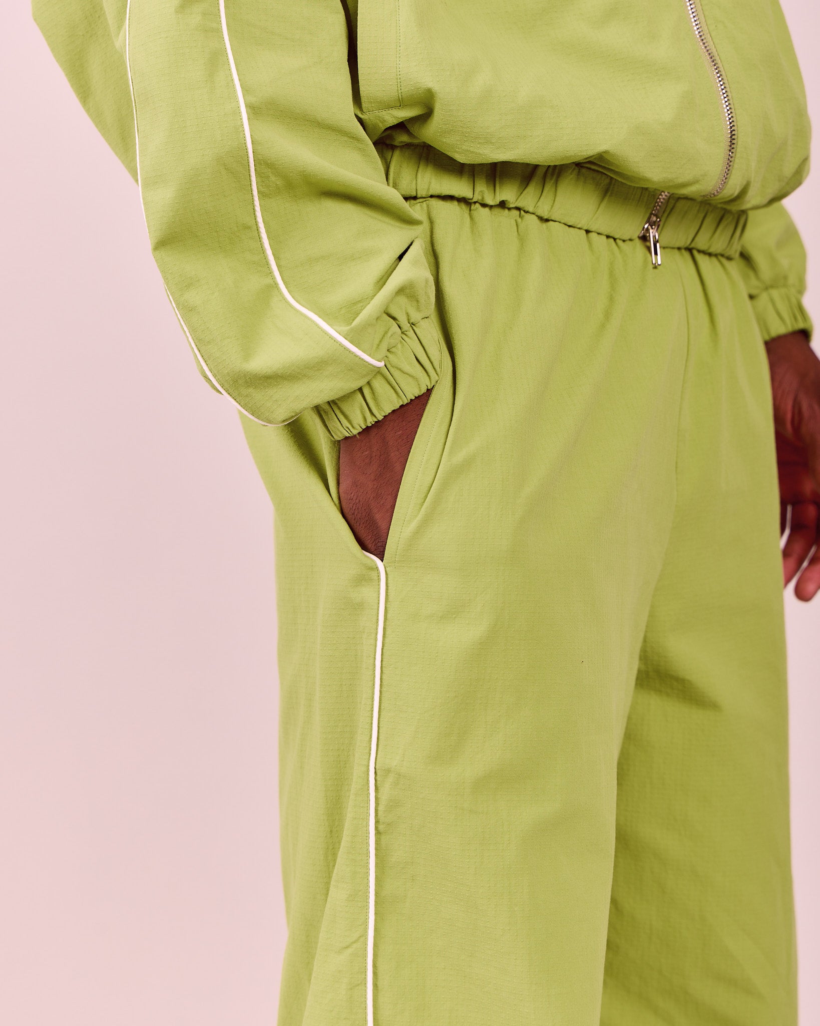 Silent Club Track Pants - Meadow Green