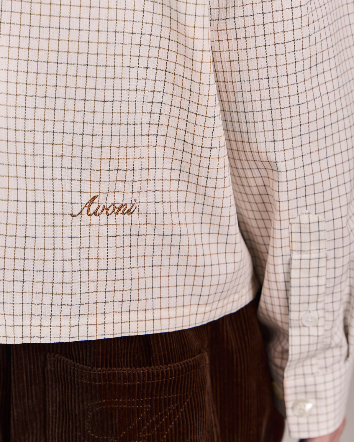 LS Checkered Shirt - Brown/Green