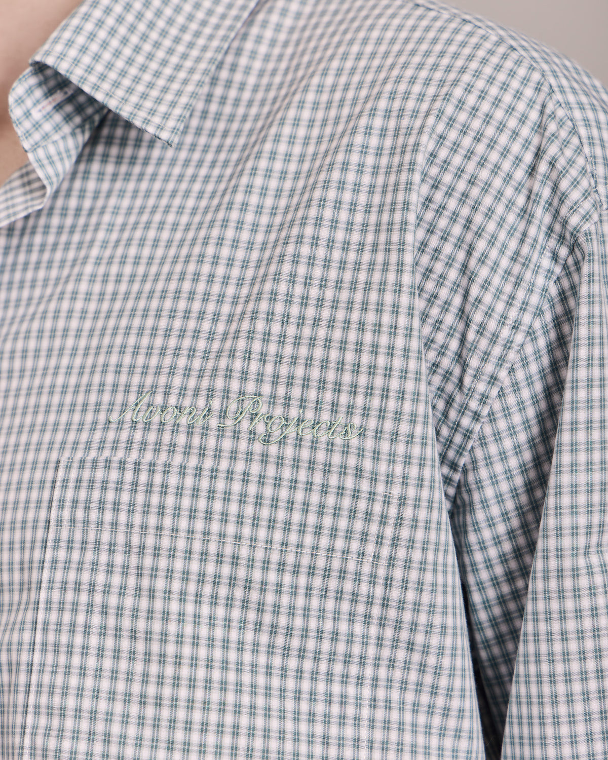 LS Checkered Shirt - Teal