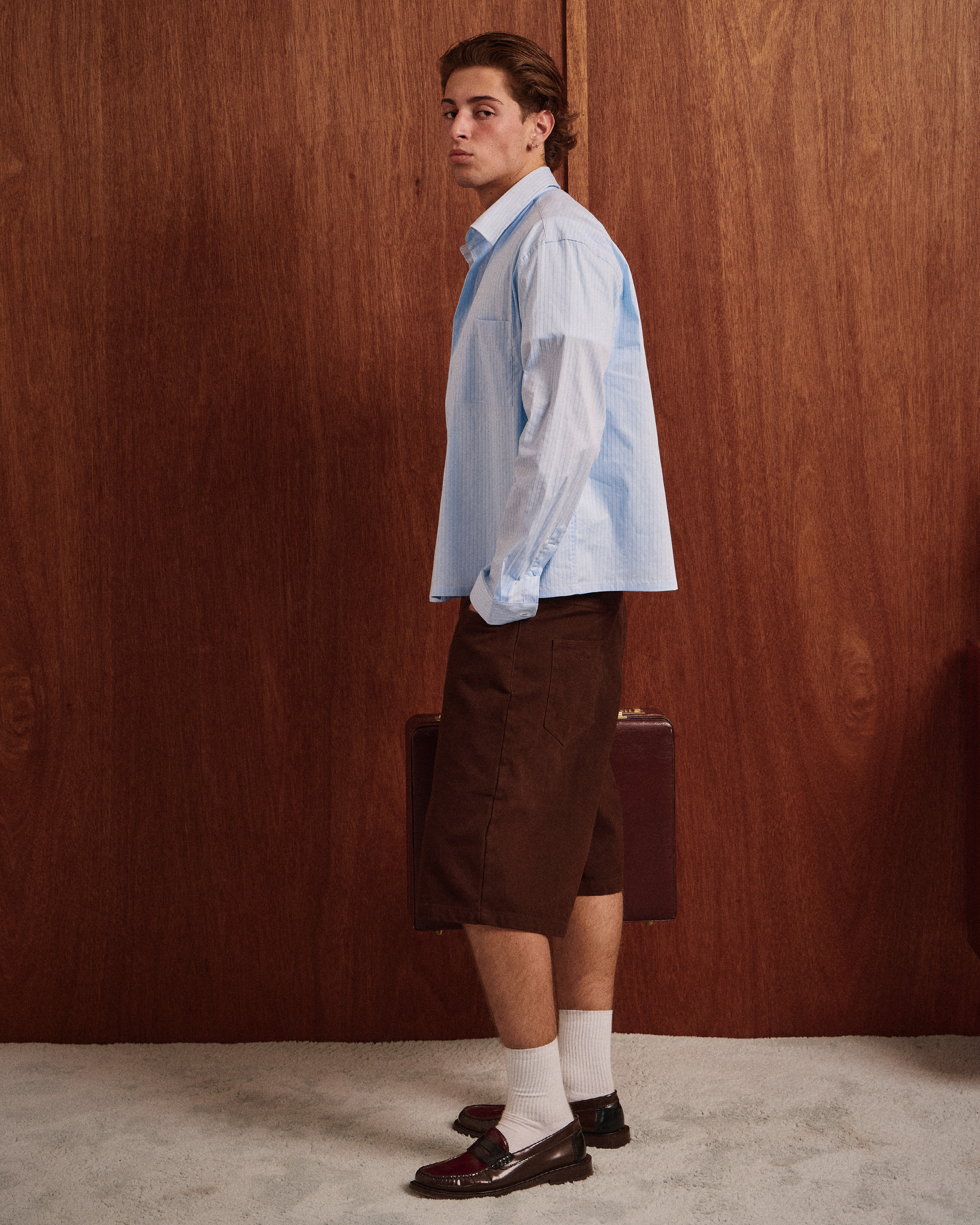 Baggy Jorts - Brown