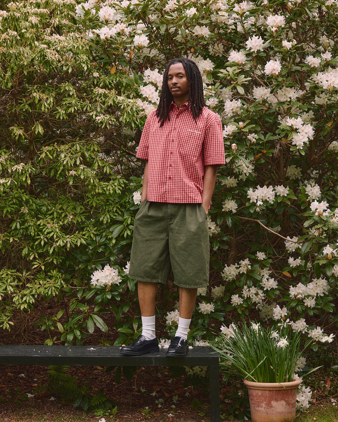 SS Checkered Shirt - Red/White