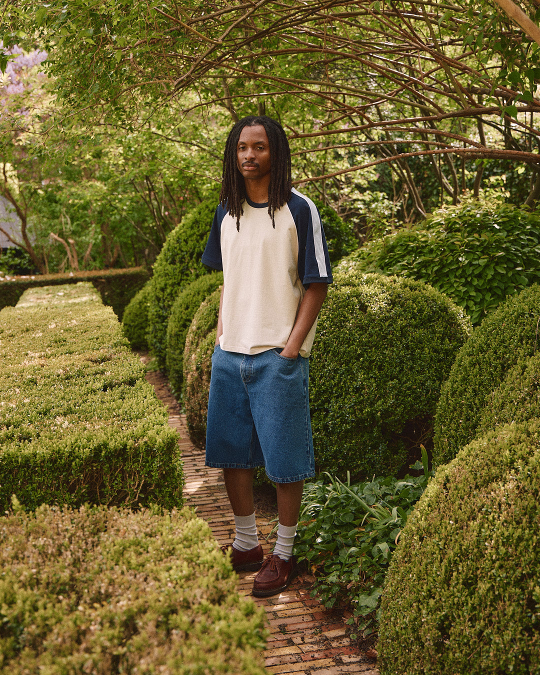 SS Raglan Boxy Tee - Off White