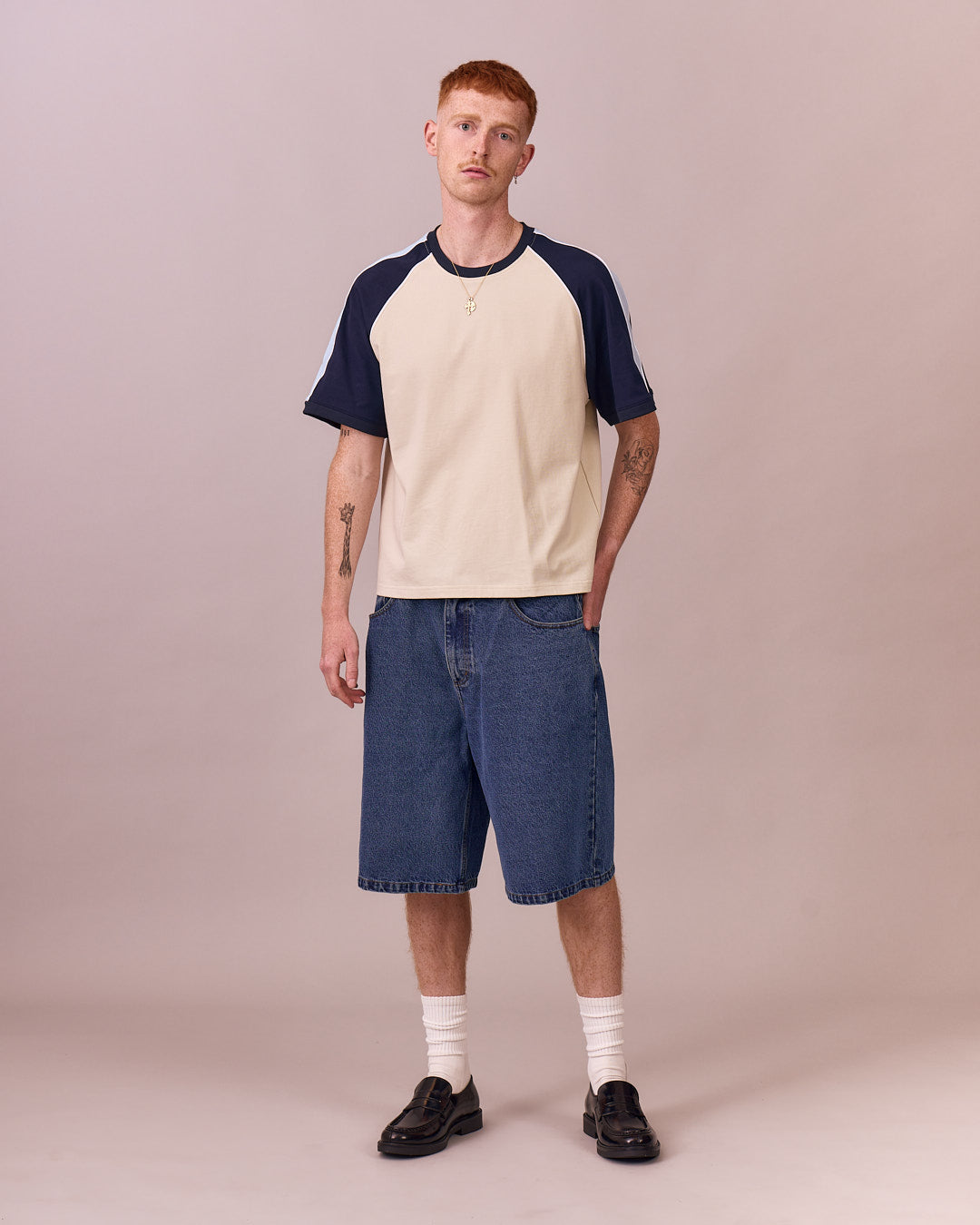 SS Raglan Boxy Tee - Off White