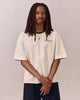 Boxy SS Tee - Butteryellow Stripe