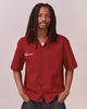 SS Canvas Cafe Shirt - Red