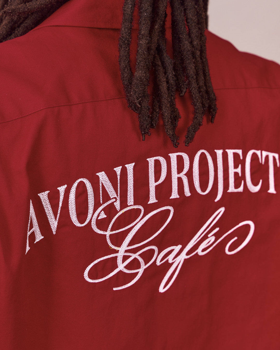 SS Canvas Cafe Shirt - Red