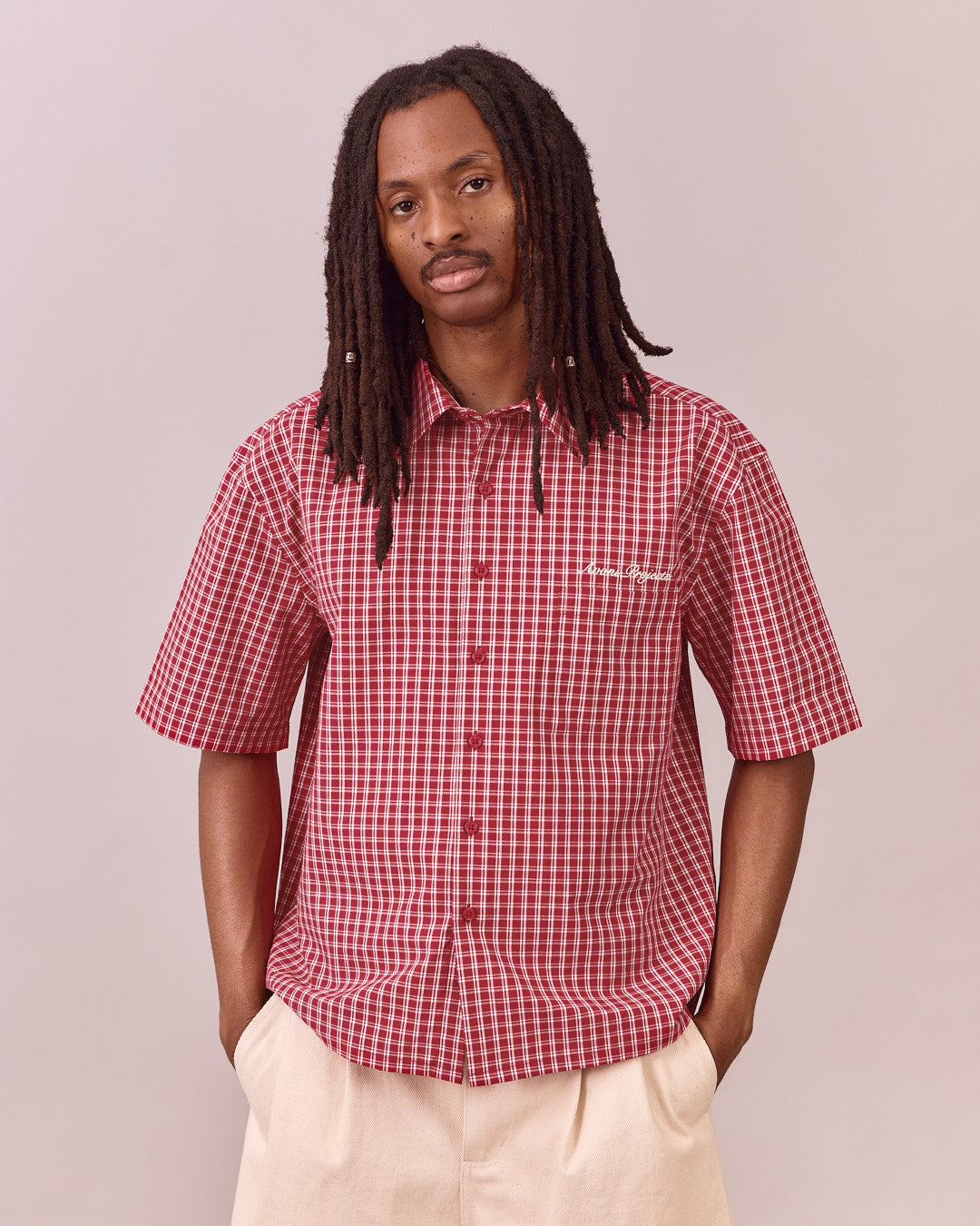 SS Checkered Shirt - Red/White