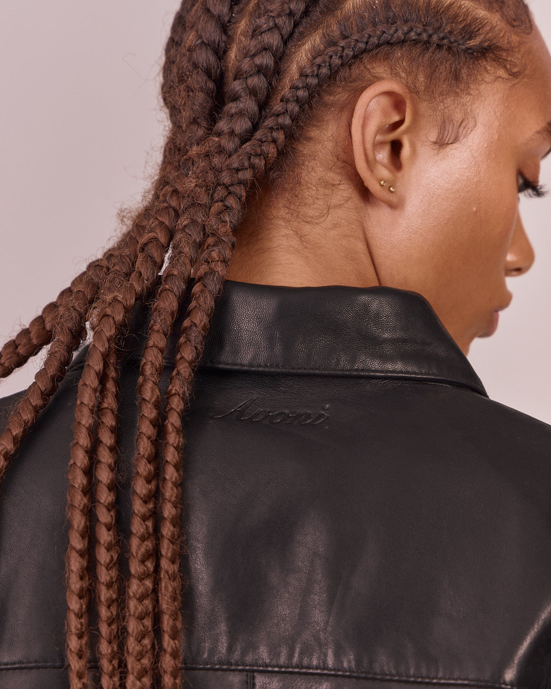 Soft Leather Jacket - Black