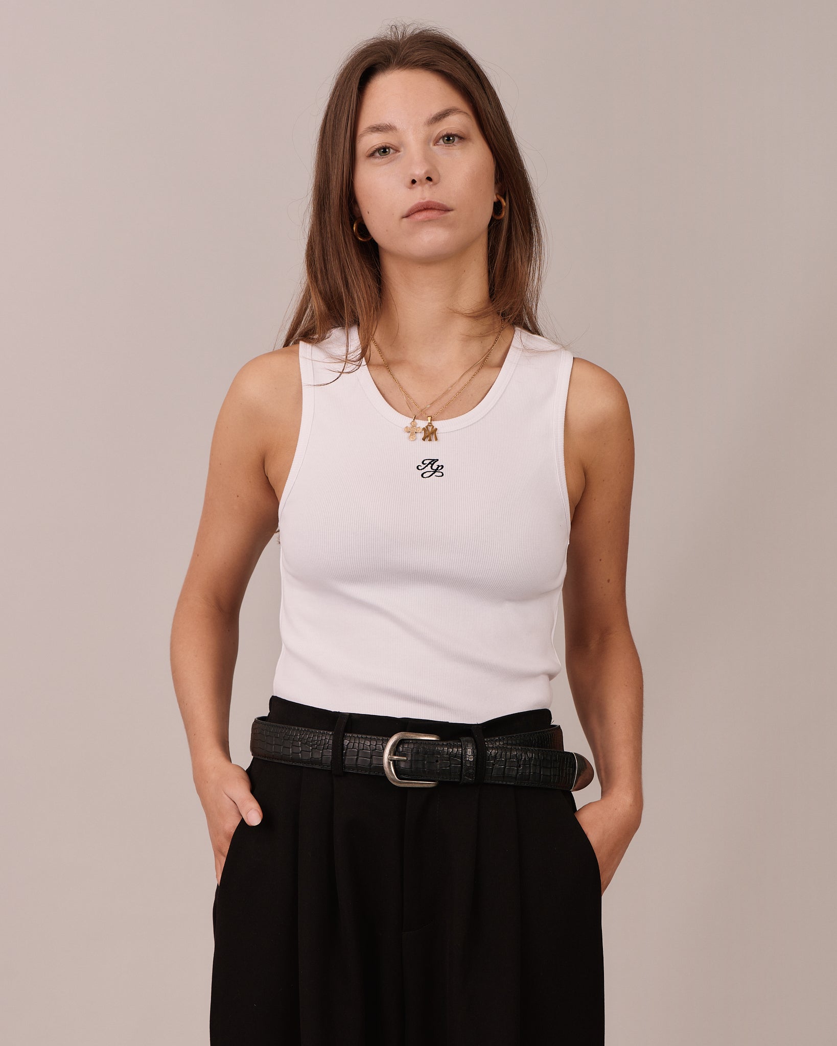 Tank top 2-pack - White