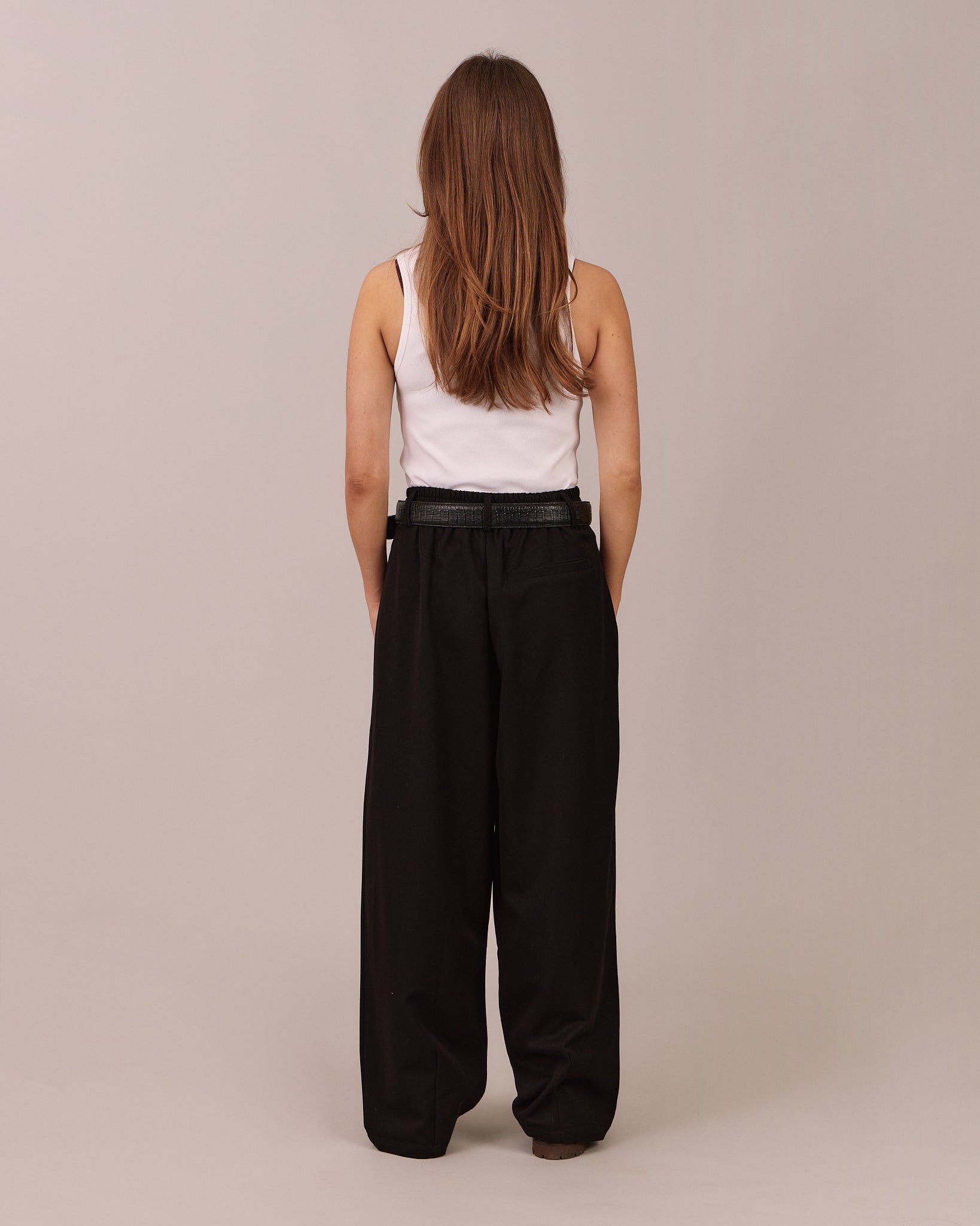 Relaxed Suit Pants - Black