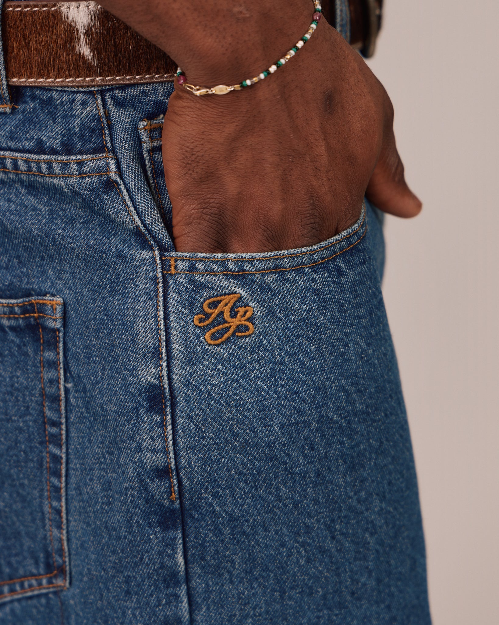 Baggy Jeans - Mid Blue