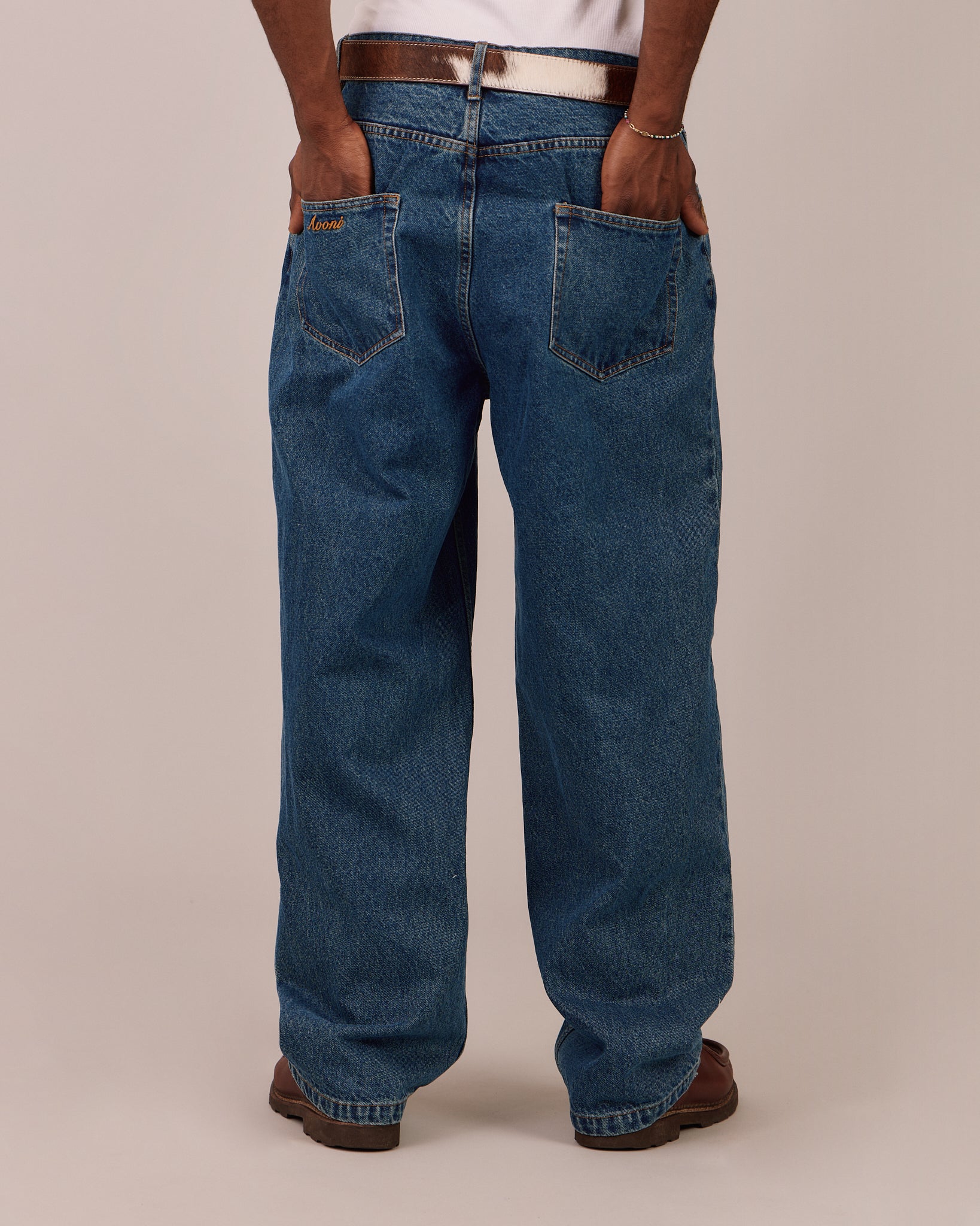 Baggy Jeans - Mid Blue