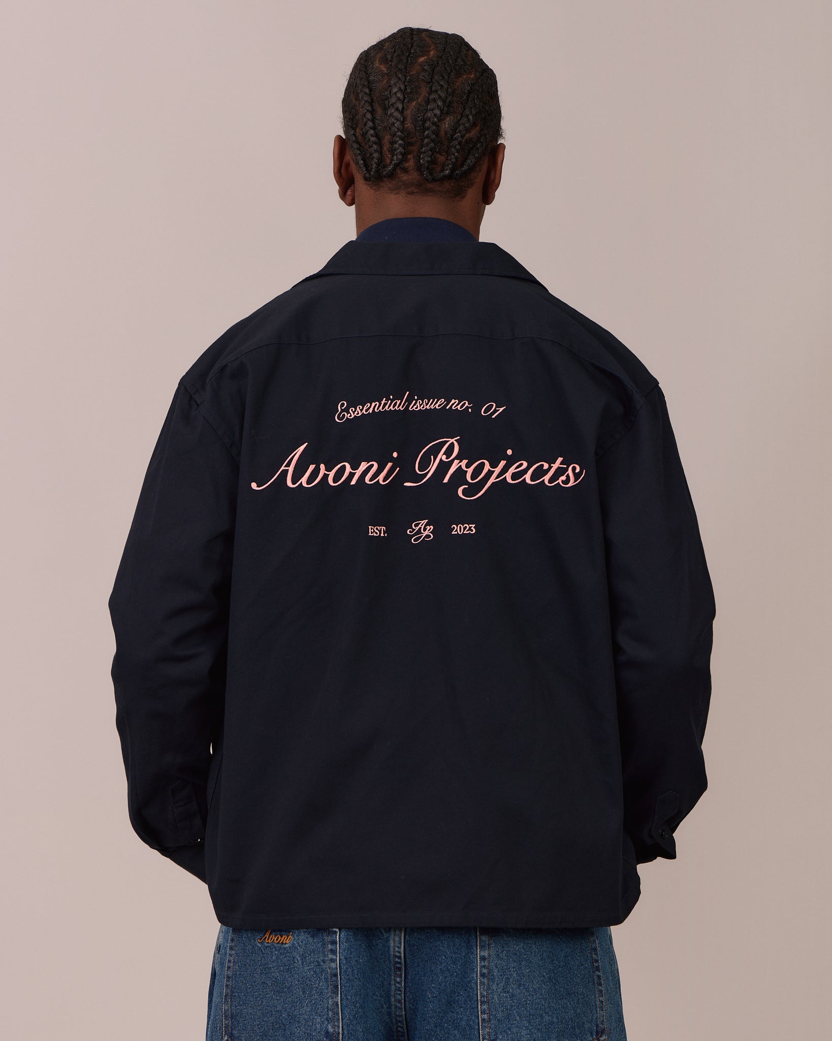 LS Canvas Essential Shirt - Navy – Avoni Projects