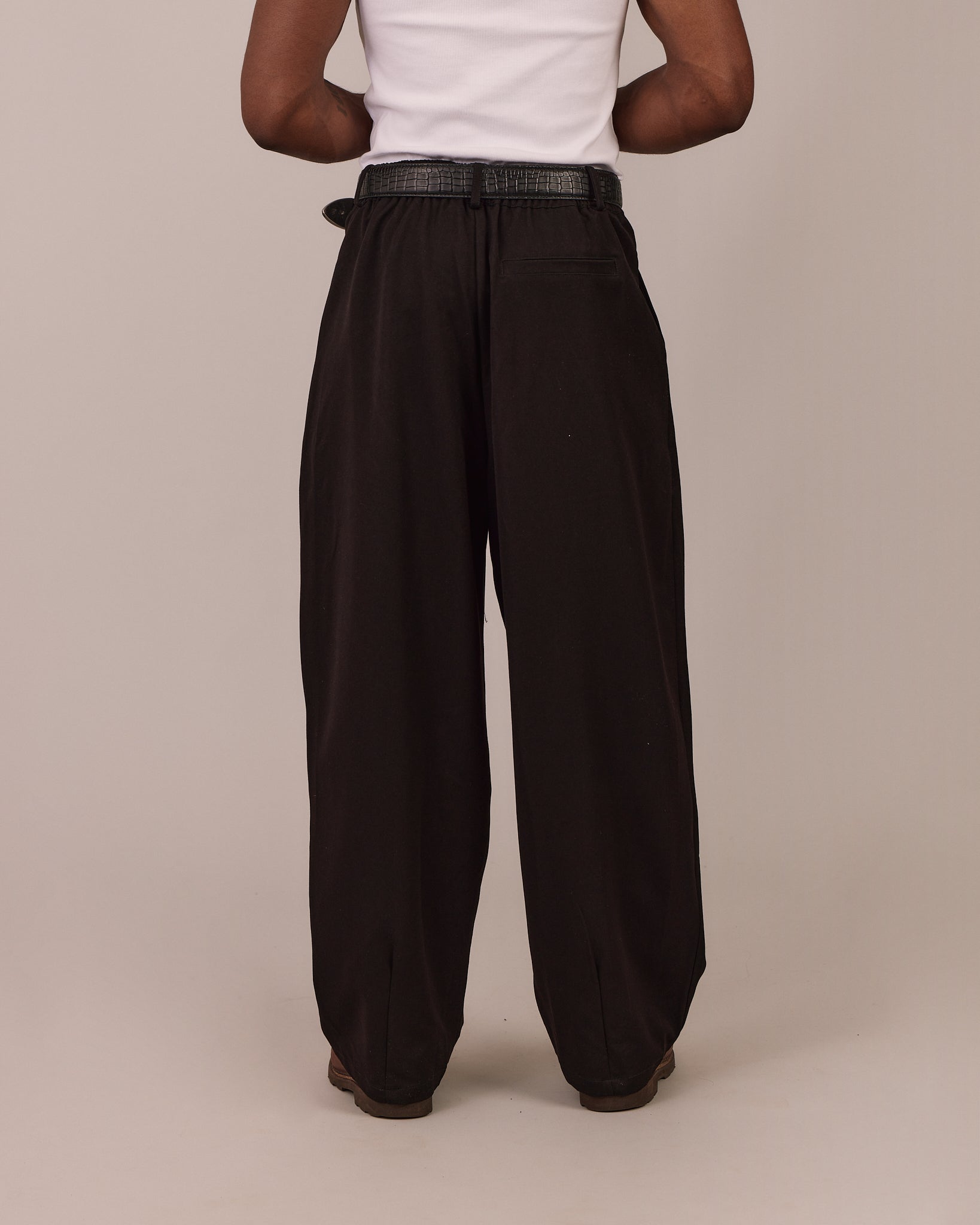 Relaxed Suit Pants - Black