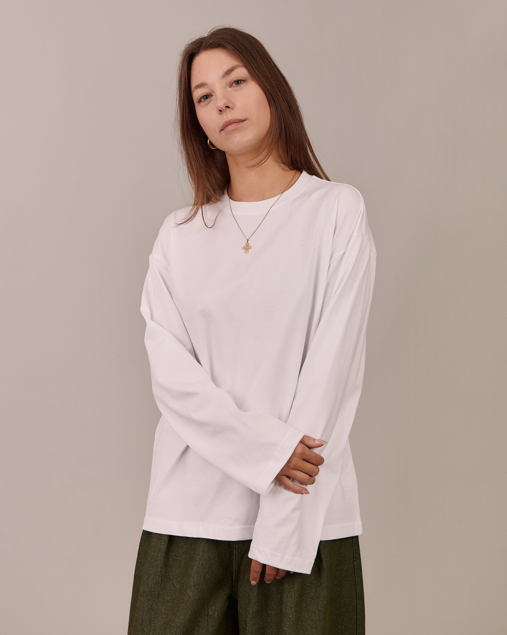 Classic LS Origins Tee - White