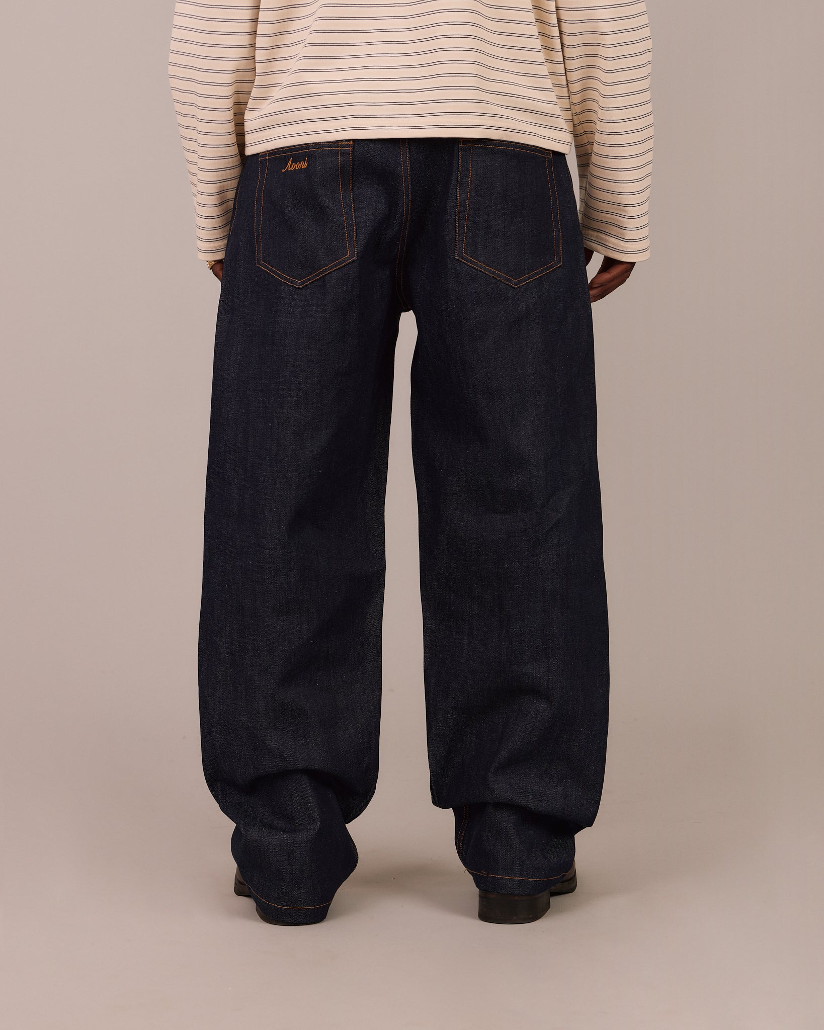 Baggy Selvedge Jeans - Indigo – Avoni Projects