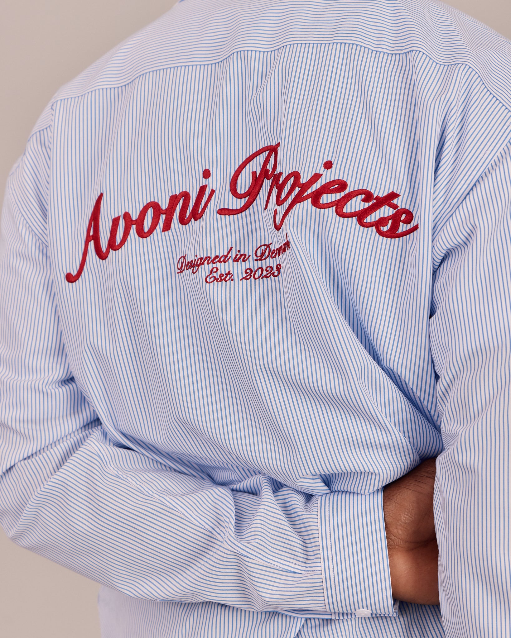 LS Striped Essential Shirt - Blue/White