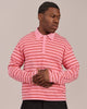 LS Polo Shirt - Pink Stripe