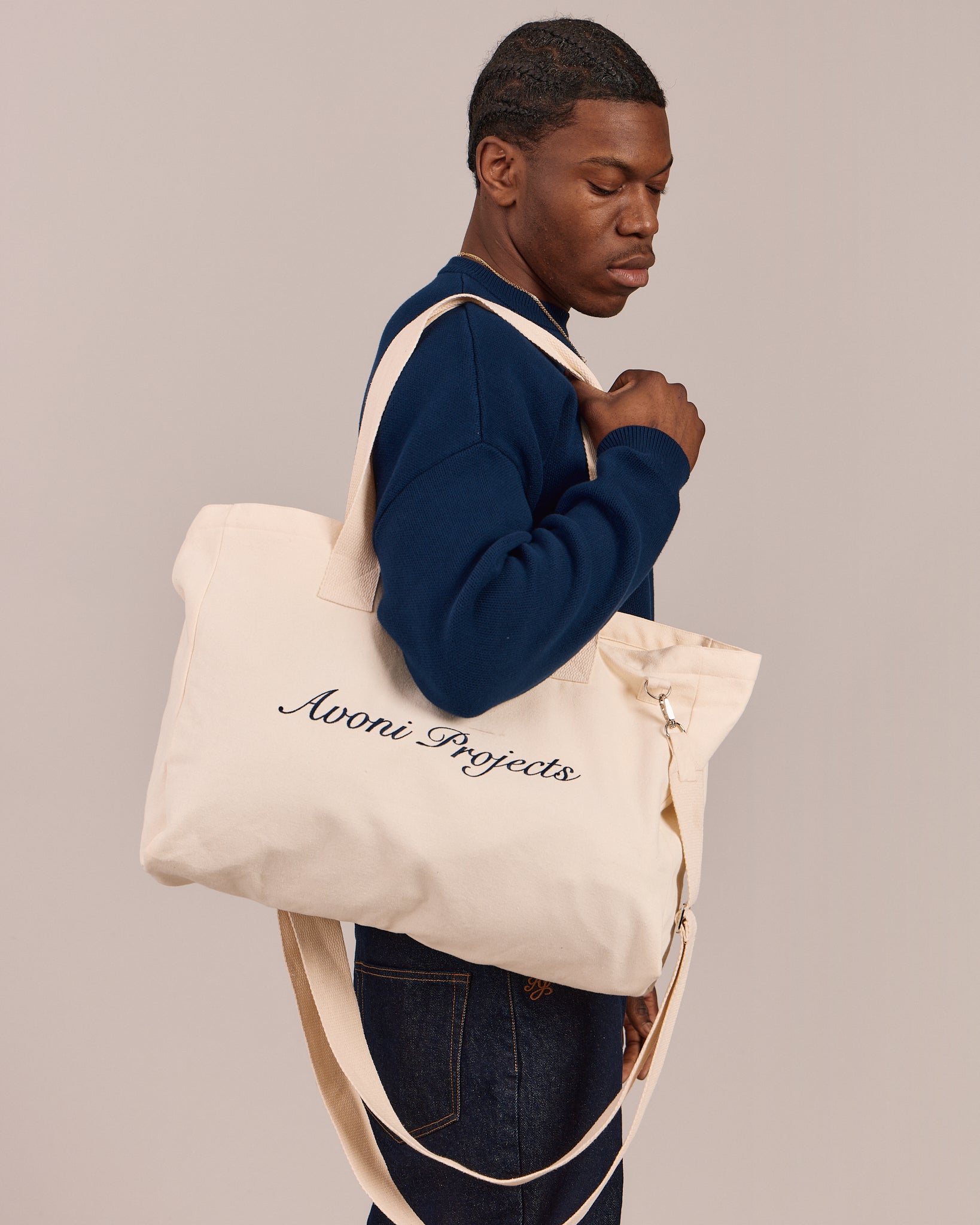 Embroidered Tote Bag