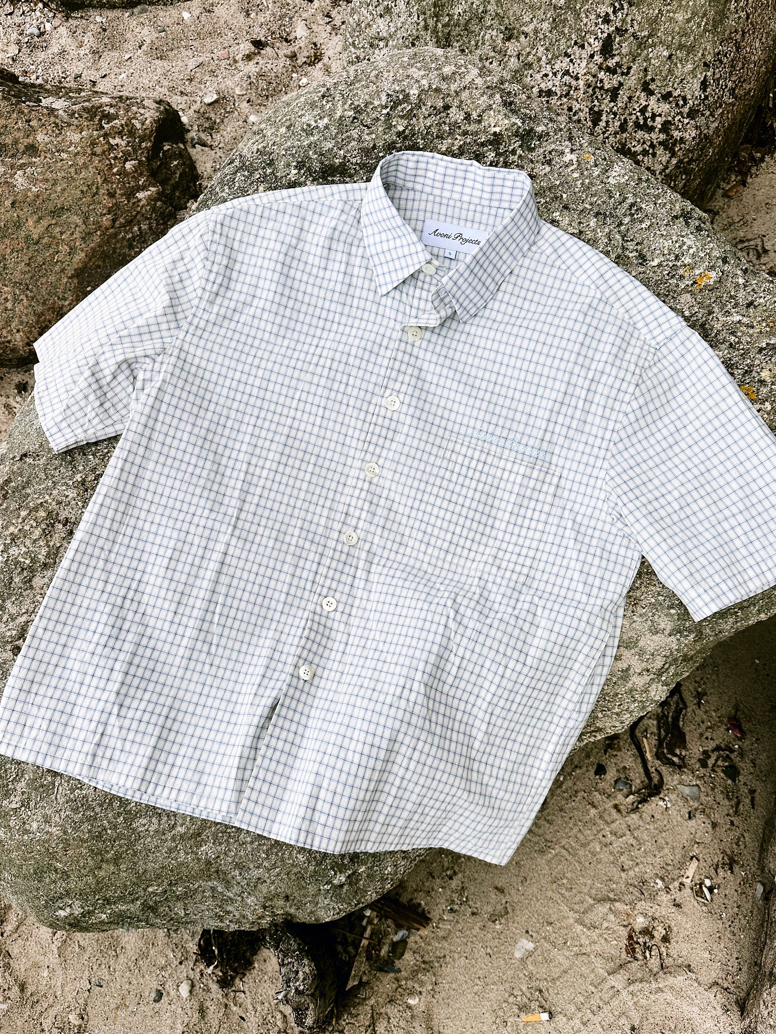 SS Checkered Shirt - Blue/Navy