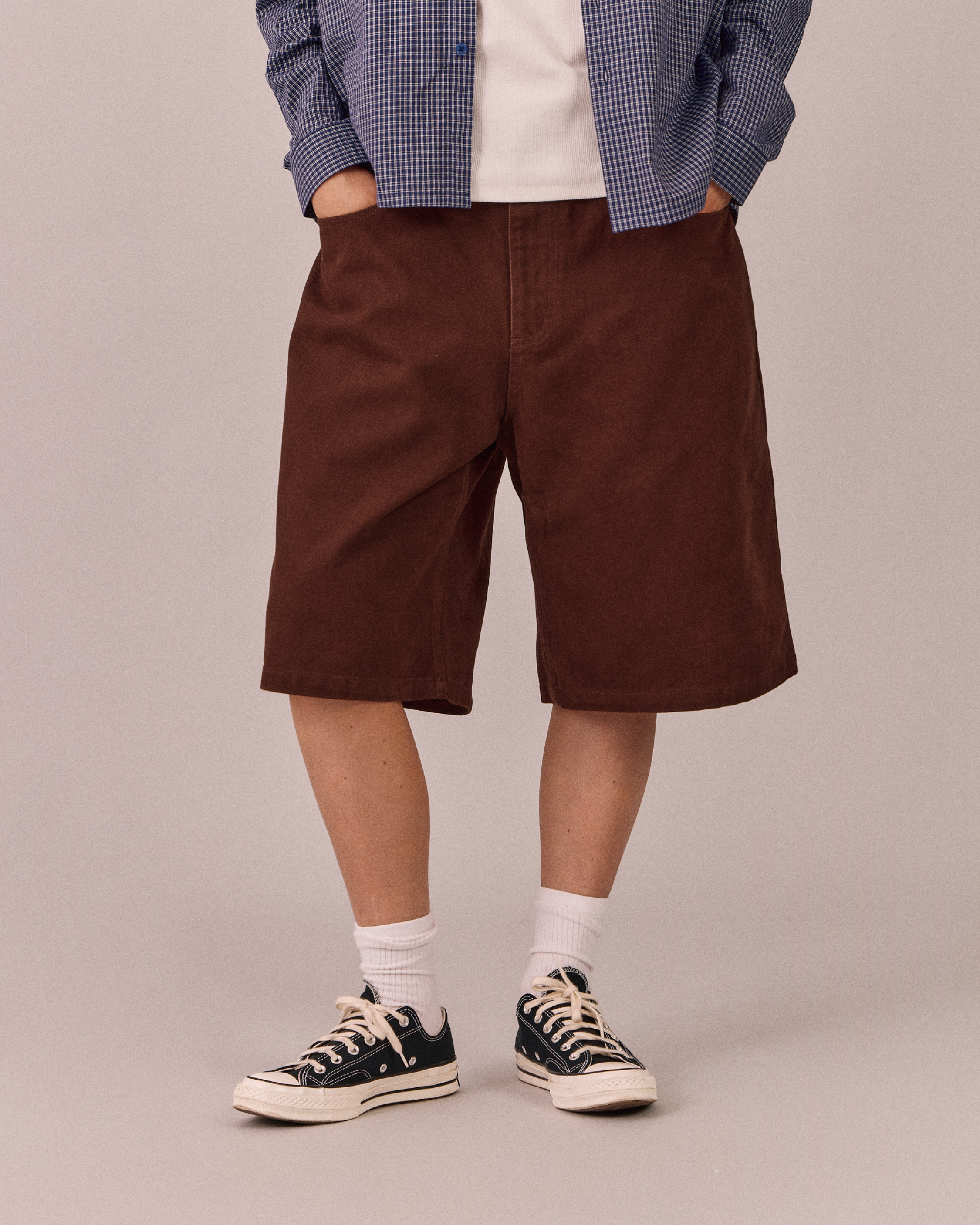 Baggy Jorts - Brown