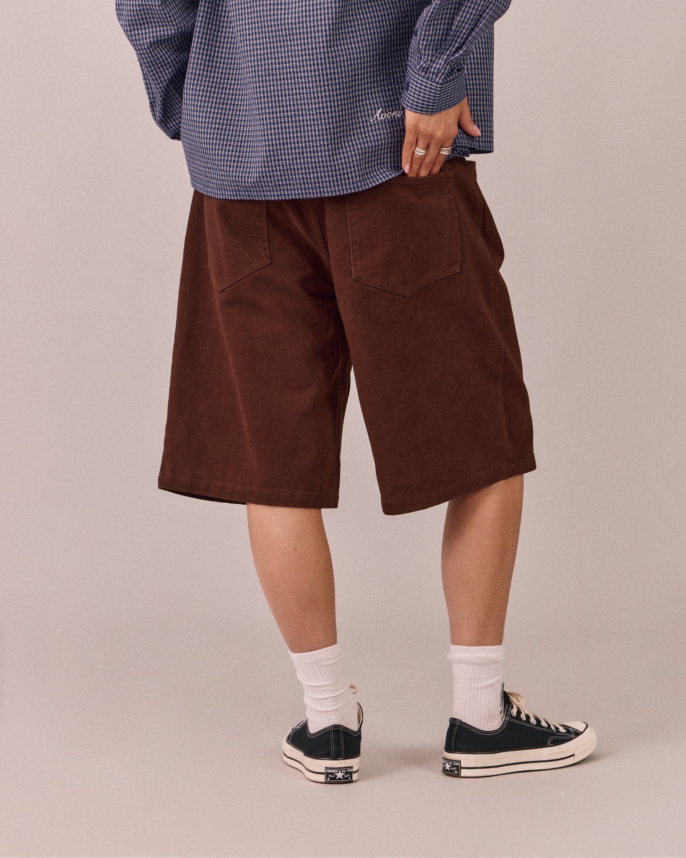 Baggy Jorts - Brown
