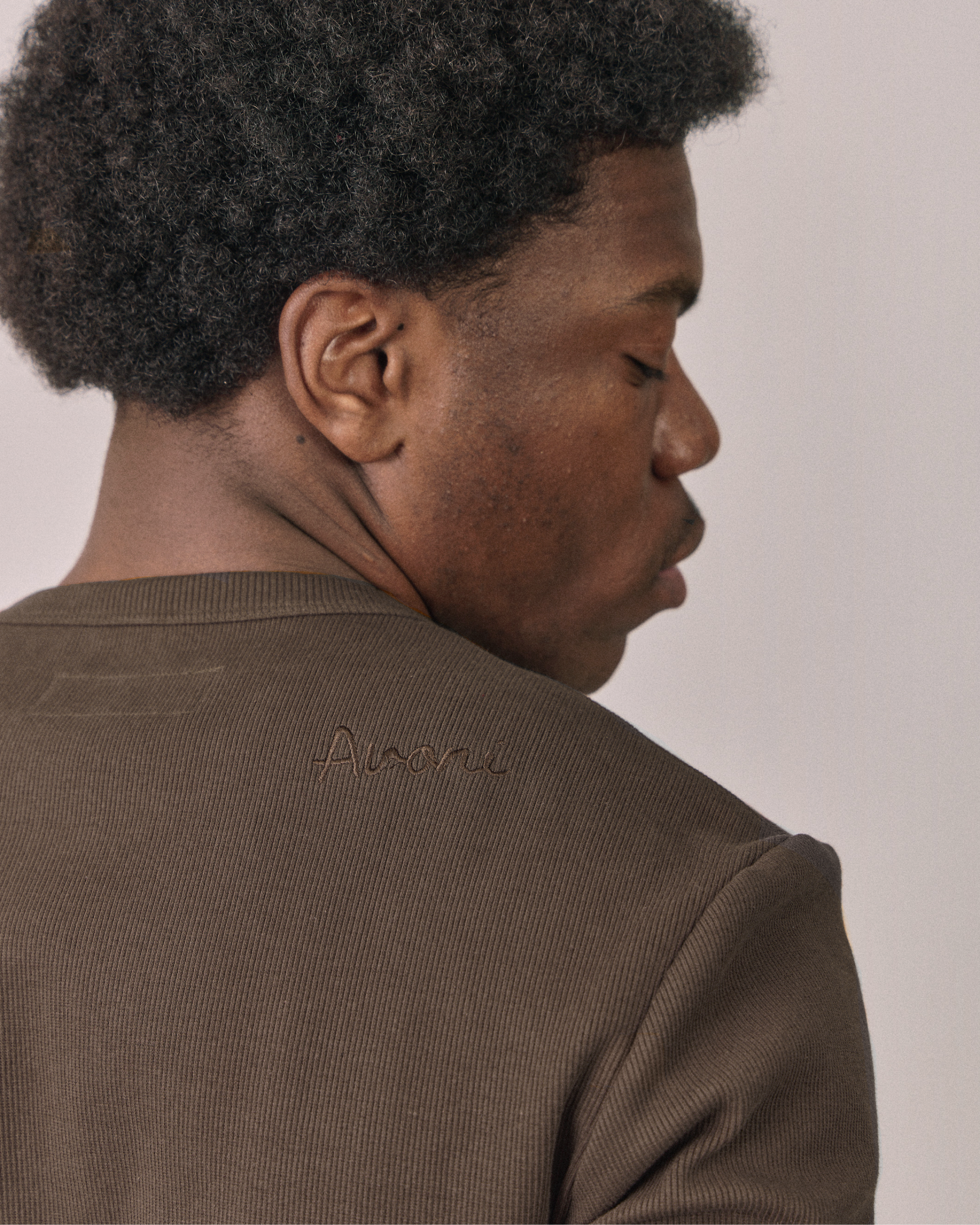 LS Henley Shirt - Brown – Avoni Projects