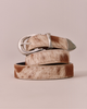 Leather Belt - Cow Hair