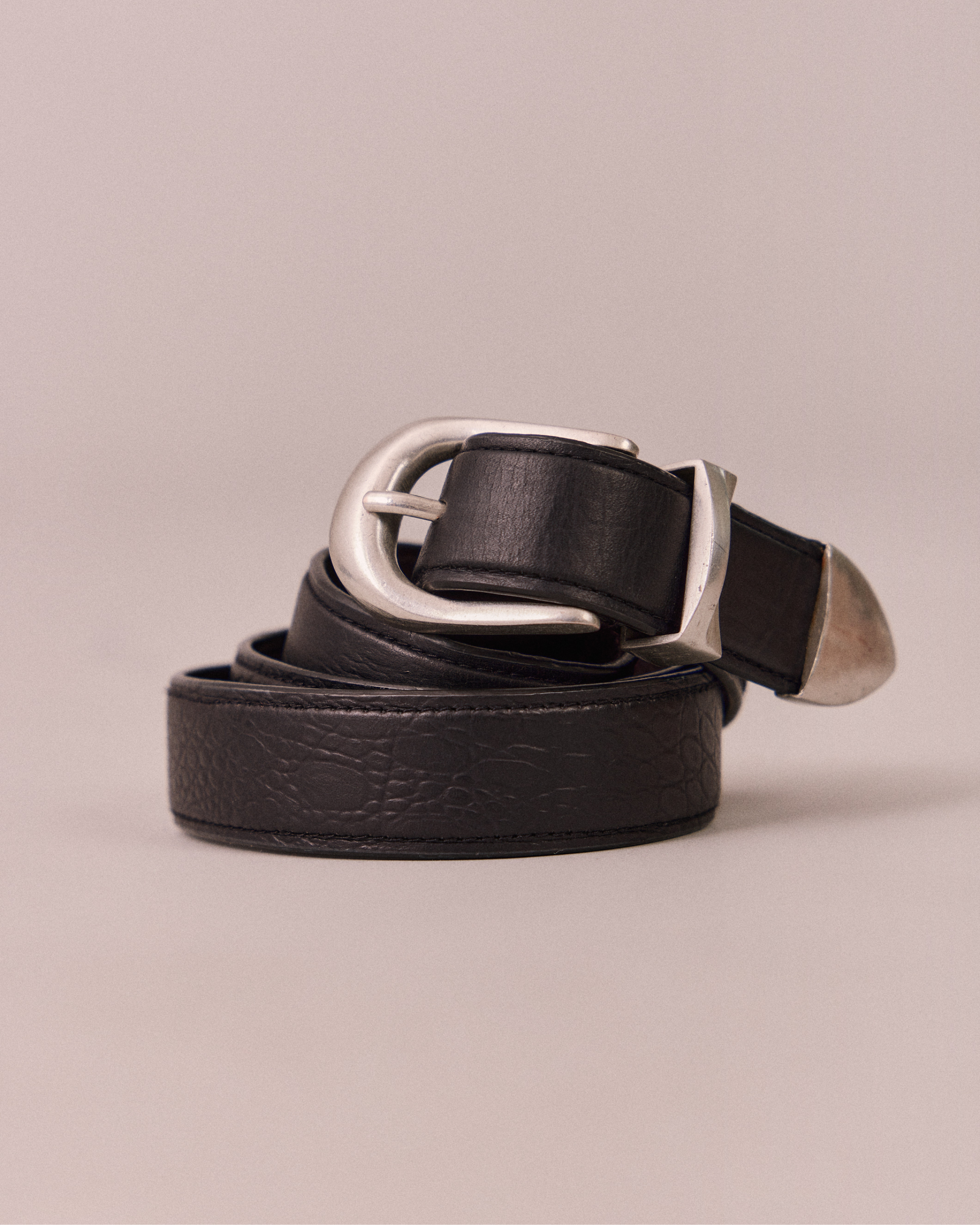 Leather Belt - Black