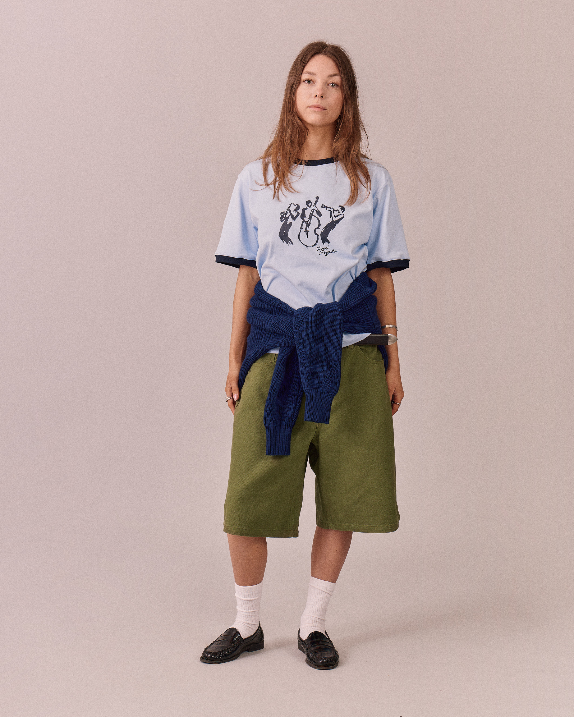 SS Jazz Tee - Baby Blue