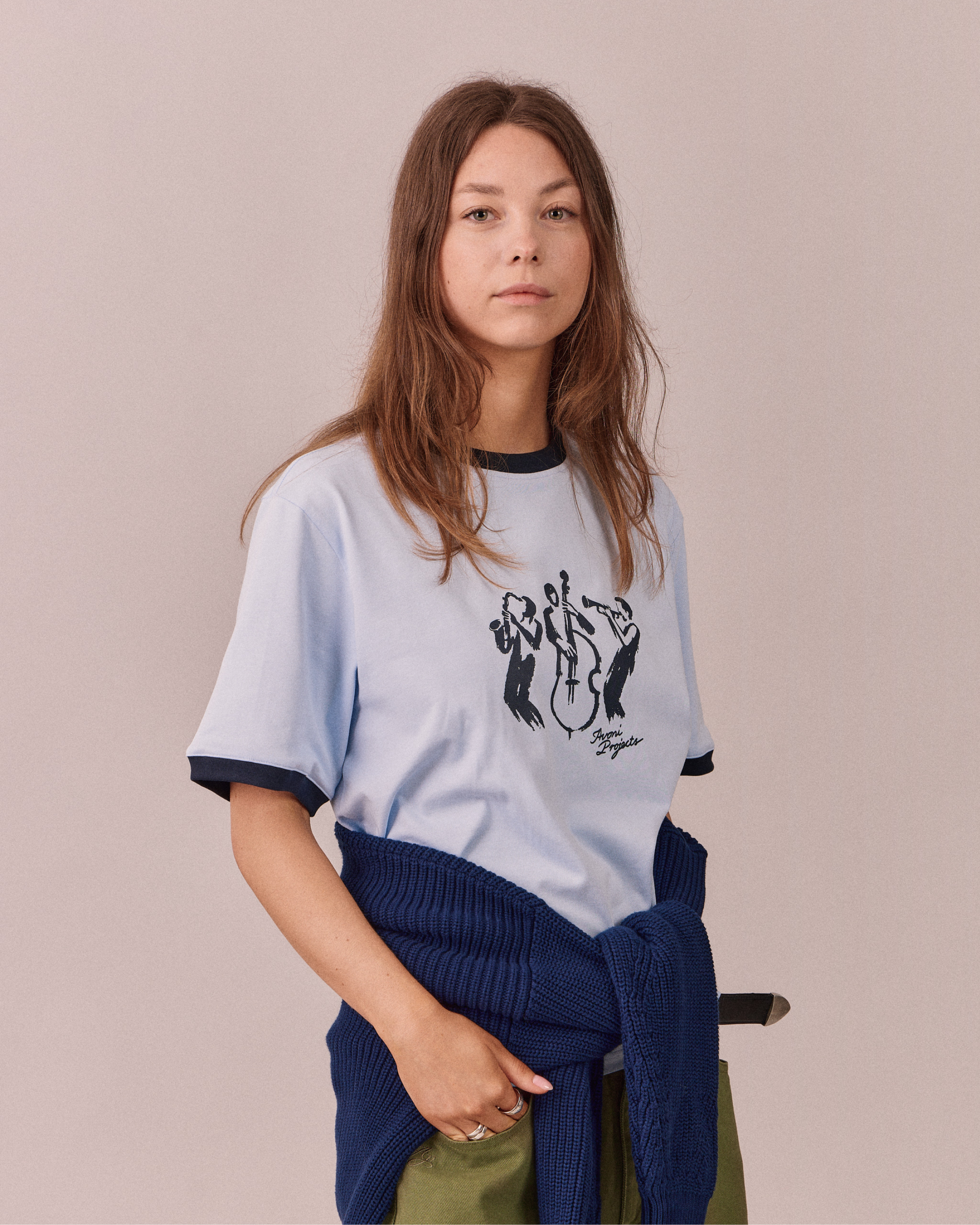 SS Jazz Tee - Baby Blue