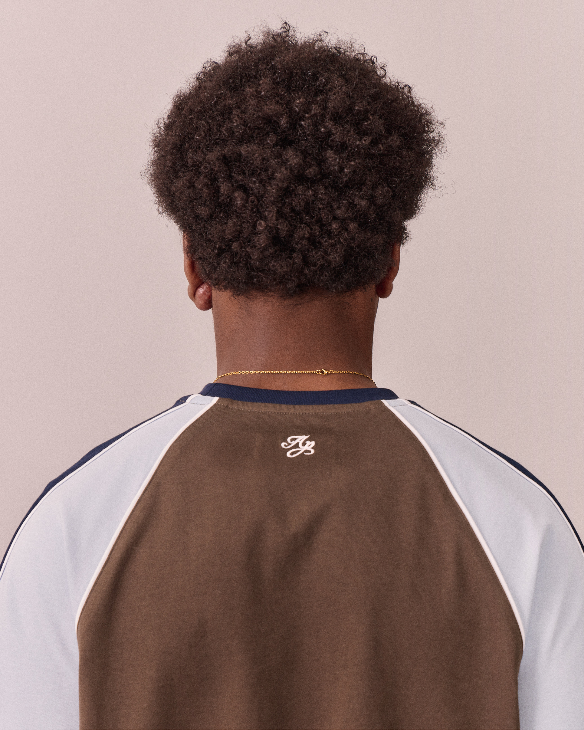 SS Raglan Boxy Tee - Brown