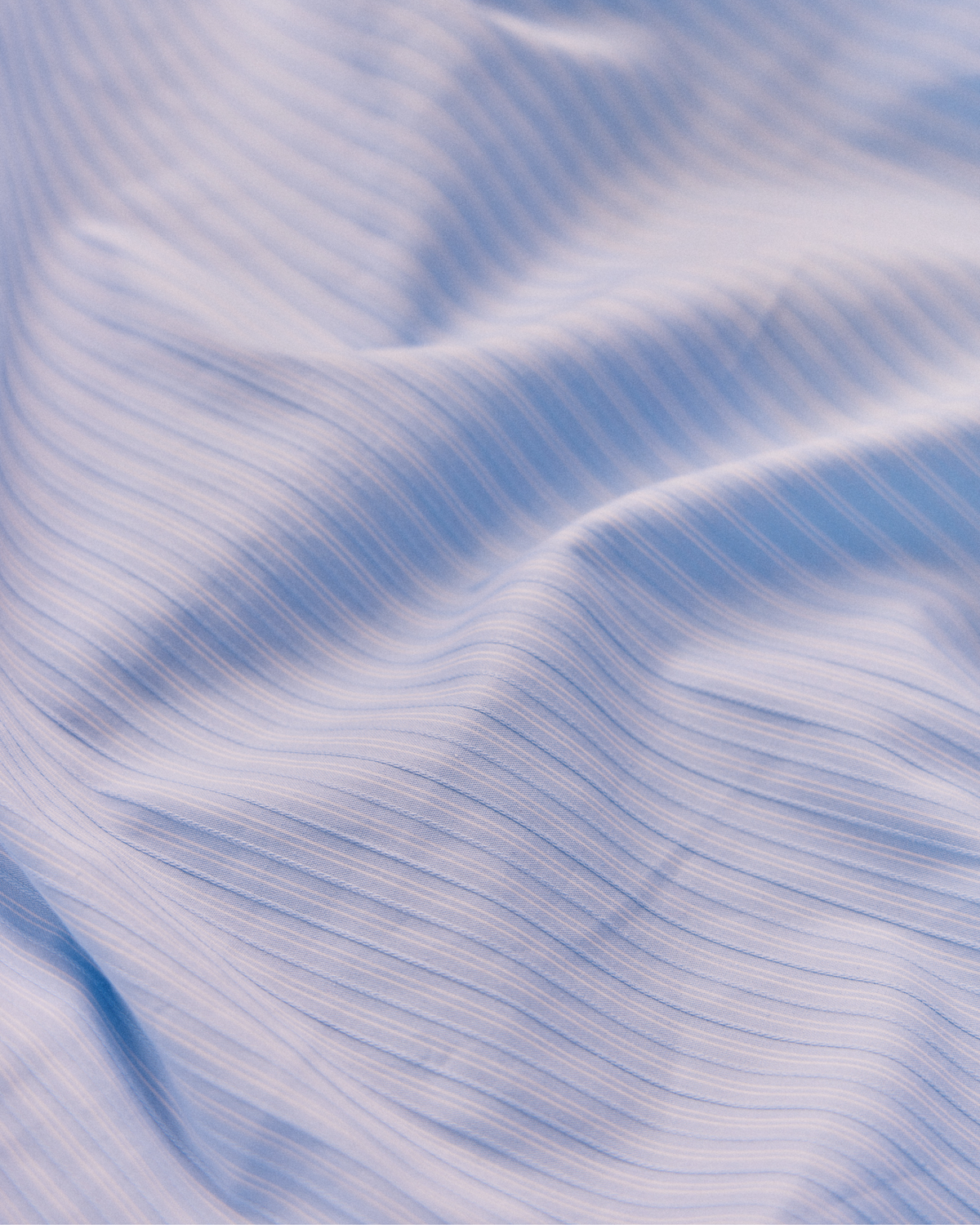 LS Striped Shirt - Light Blue w. White Stripe