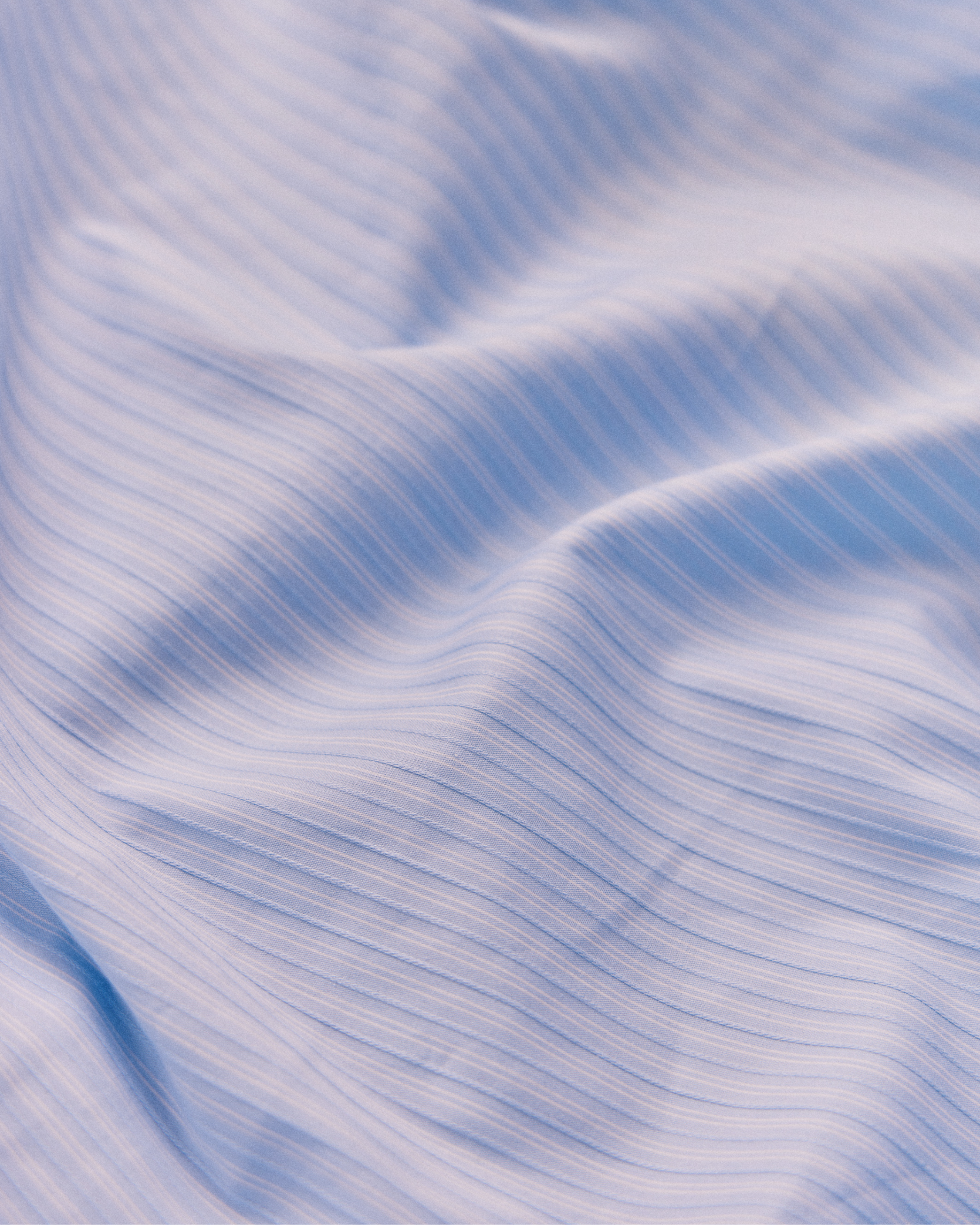LS Striped Shirt - Light Blue w. White Stripe
