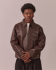 Soft Leather Jacket - Brown