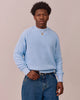 Fisherman O Neck Knit - Baby Blue