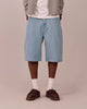 Baggy Denim Jorts - Light Blue