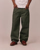 Baggy Canvas Pants - Green Croc