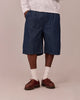Baggy Pleated Jorts - Striped