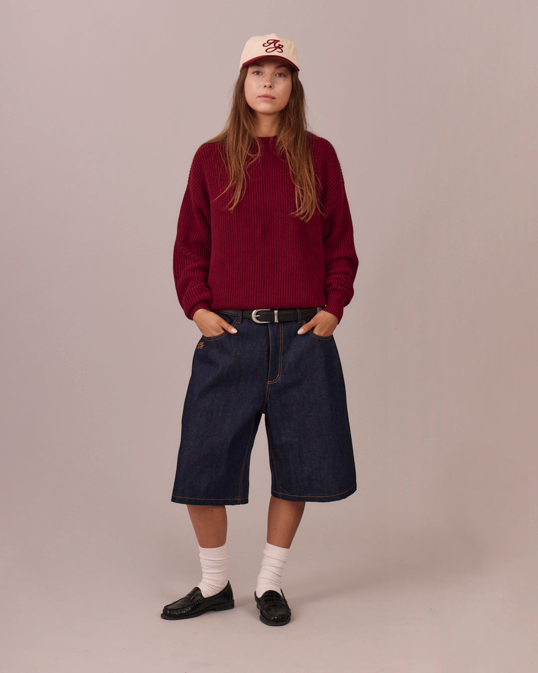 Baggy Selvedge Jorts - Indigo