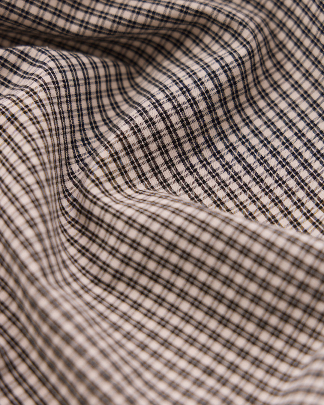 LS Checkered Shirt - White/Black