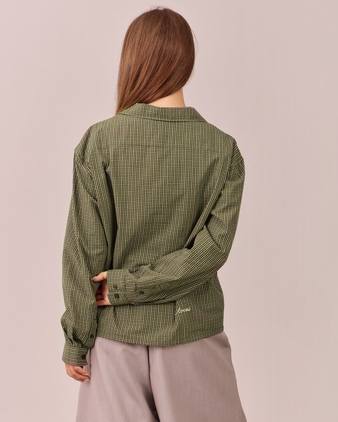 LS Checkered Shirt - Green/Navy