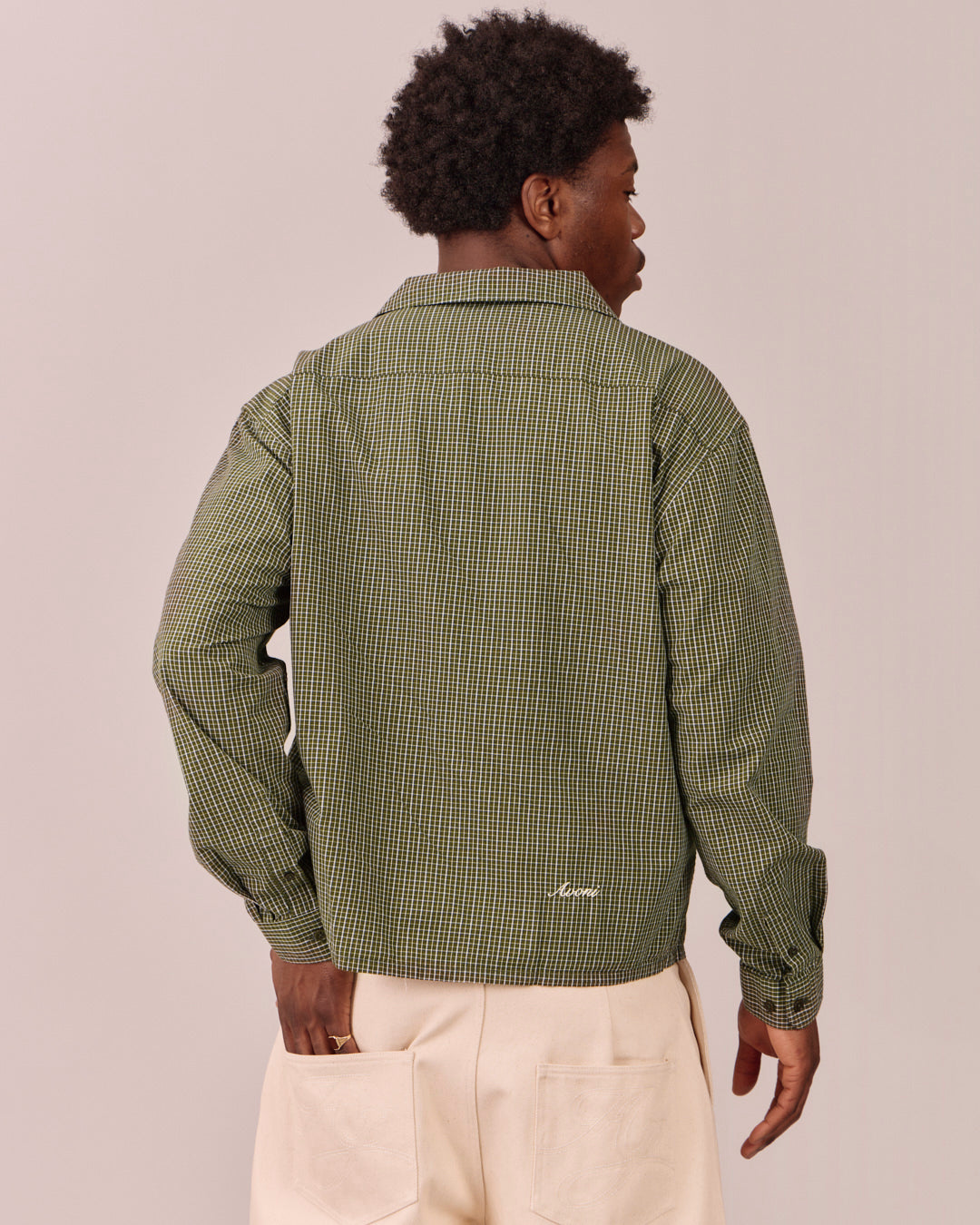 LS Checkered Shirt - Green/Navy