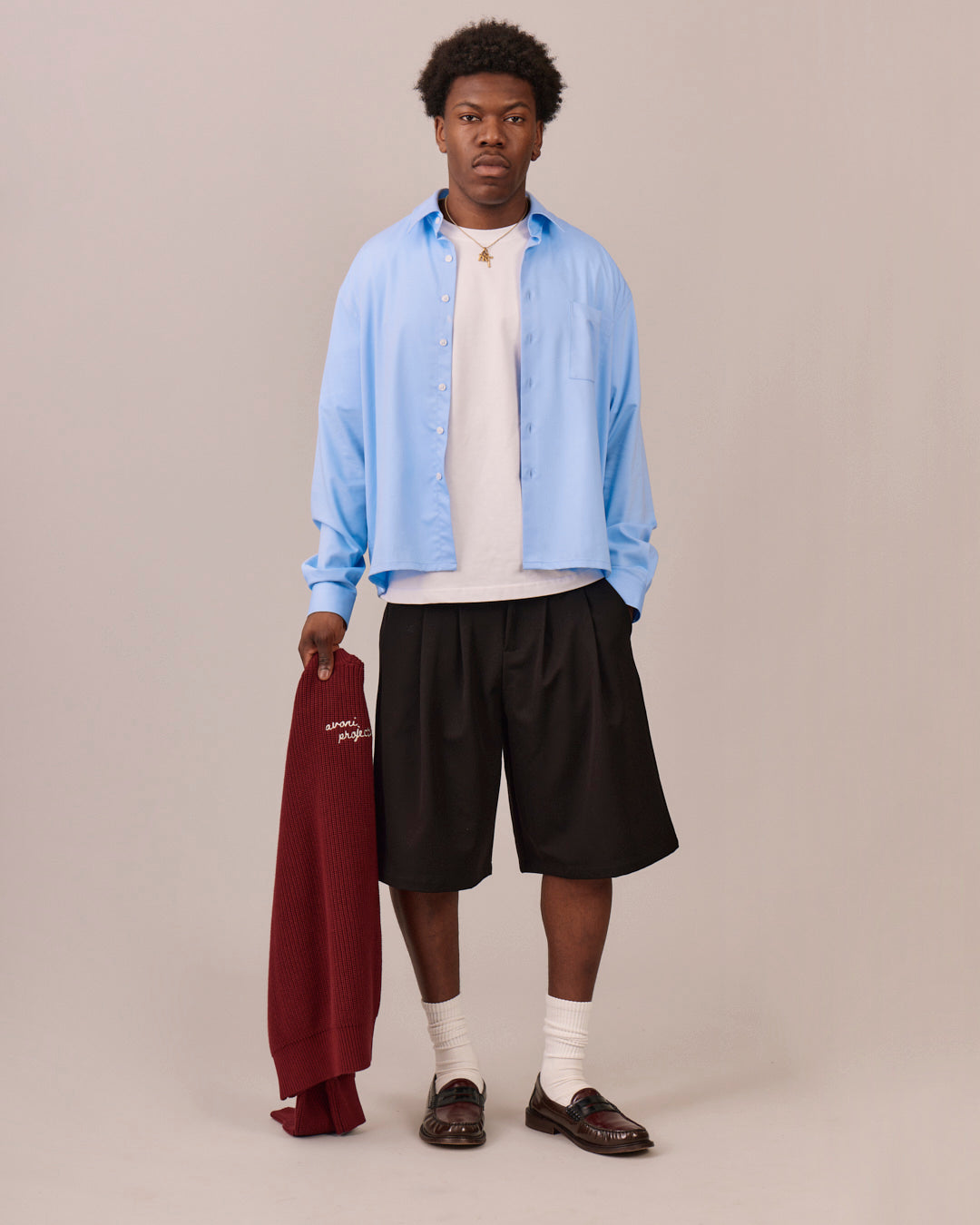 LS Origins Bamboo Shirt - Light Blue
