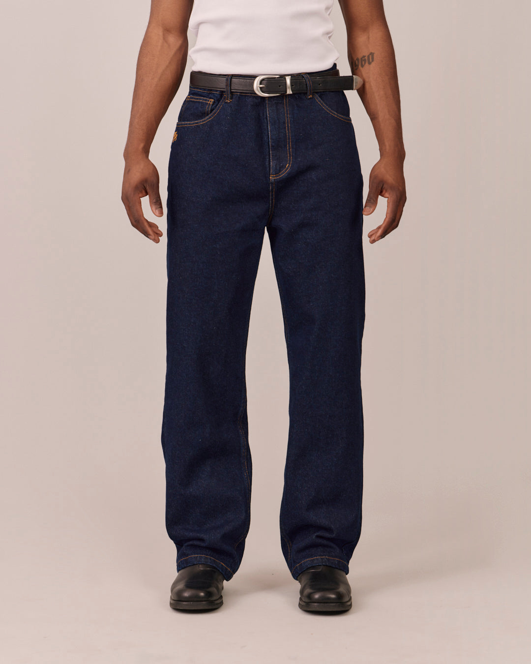 Relaxed Fitted Jeans - Indigo